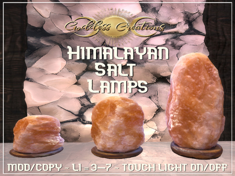Second Life Marketplace - )O( GC: Himalayan Salt Lamps
